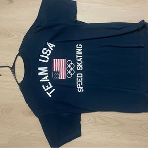 Vintage Olympics Team USA speed skating shirt
